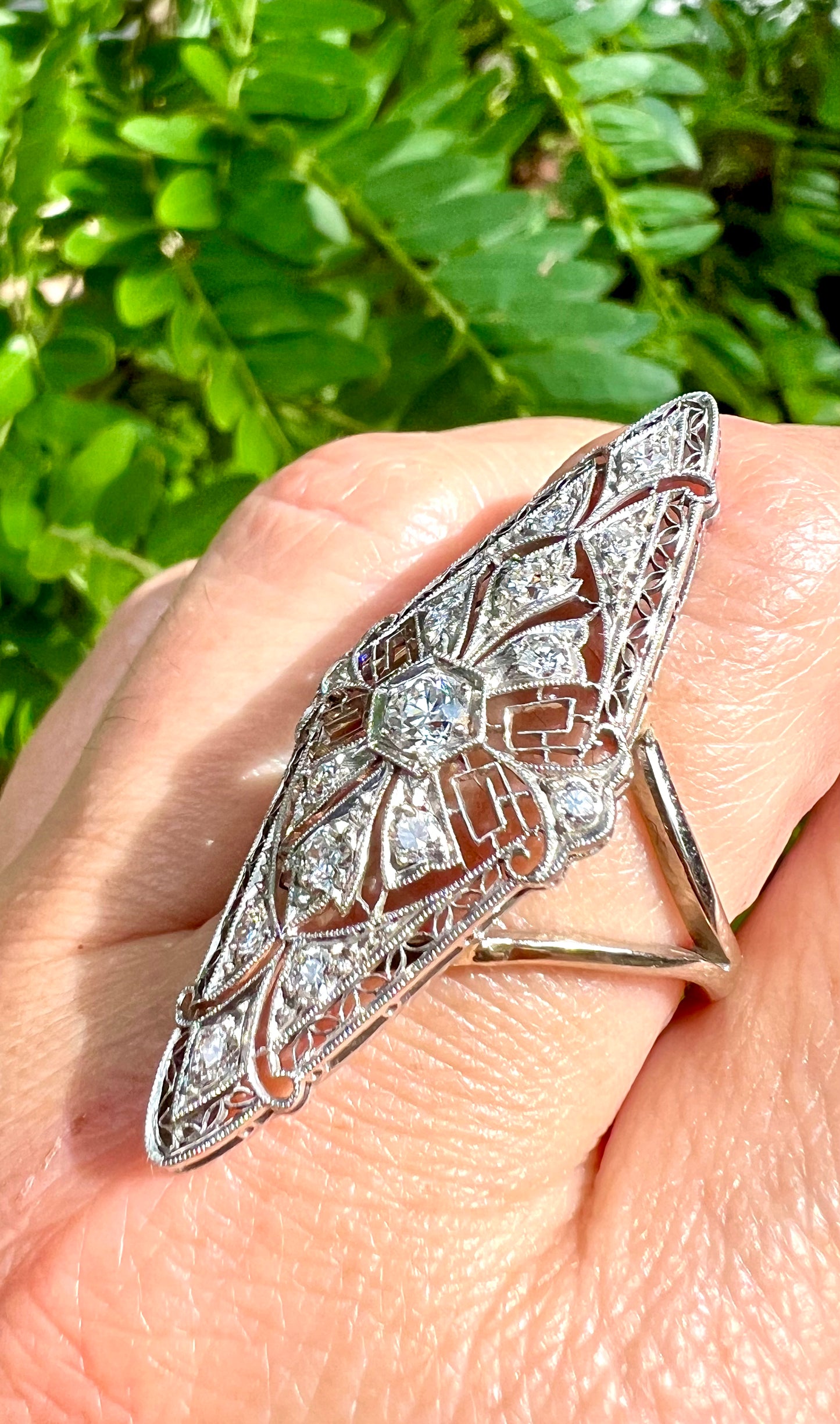 Art Deco statement ring